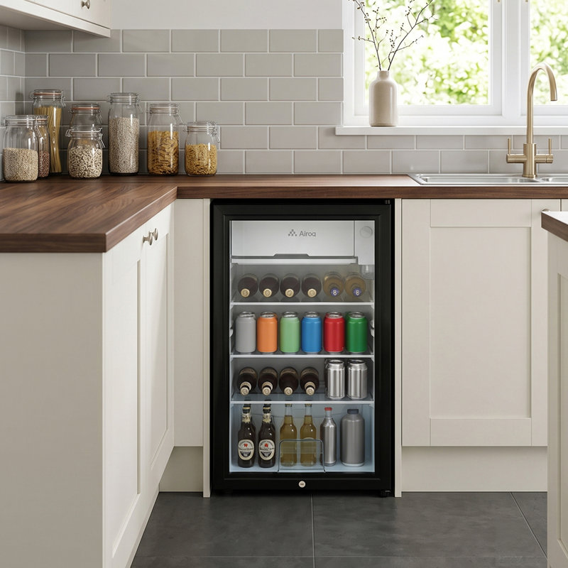 Living And Home Freestanding Mini Fridge