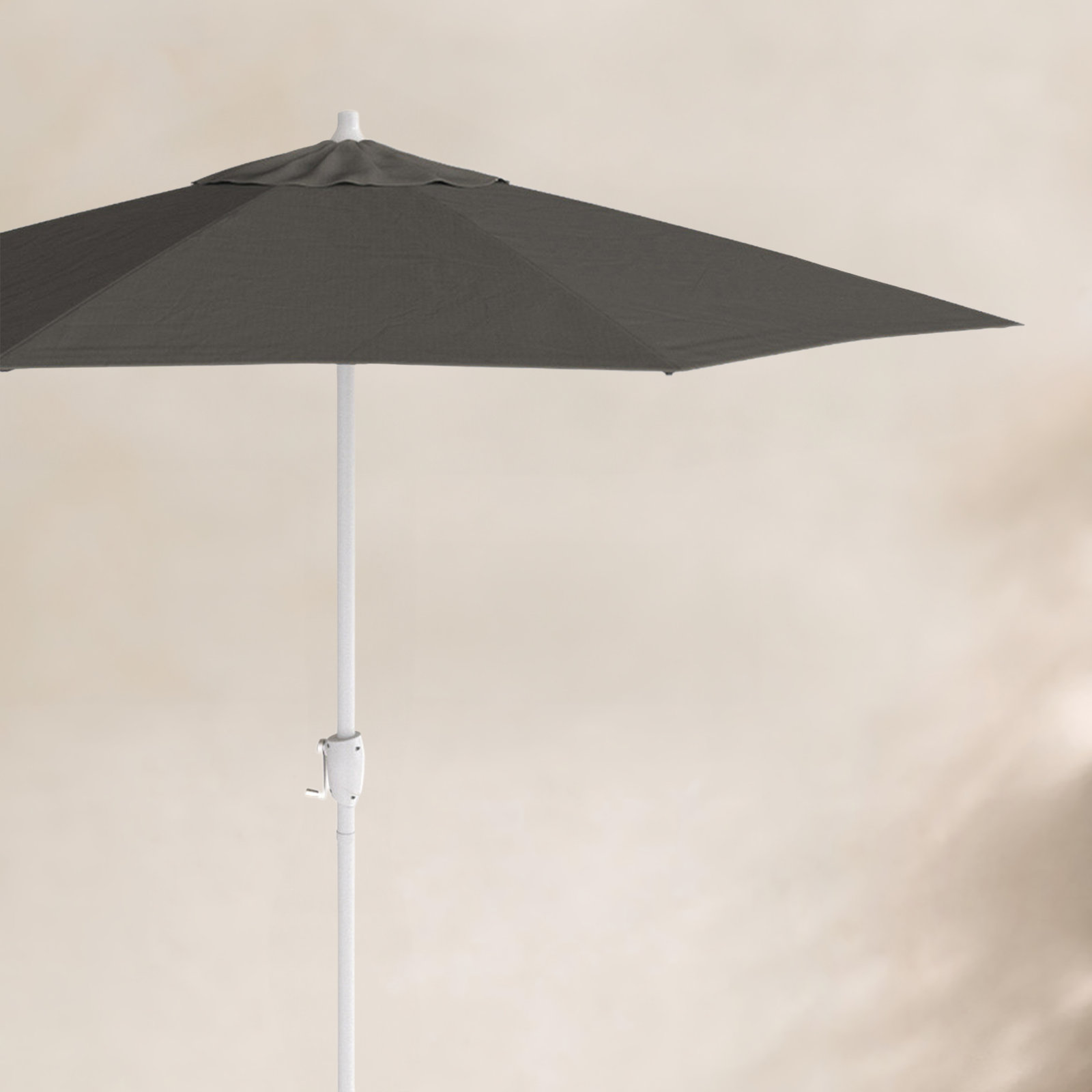 Kenne Sunbrella® Umbrella, 90" W x 90" D, Canvas Charcoal Sunbrella® Canvas