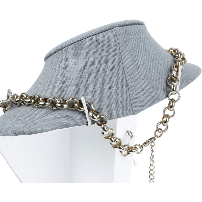 Boîte à bijoux Murtis +, H 11,25 po x l 7,5 po x P 4,13 po, Gris