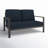Townsend 55'' Wide Outdoor Loveseat with Sunbrella® Cushions-1799114419