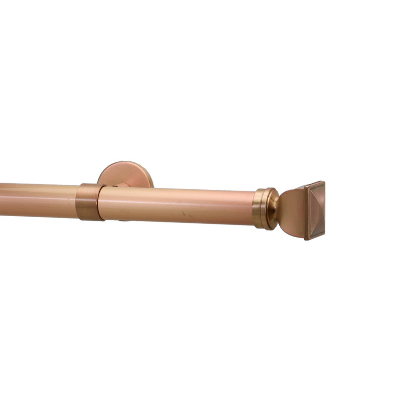 Tringle à rideaux simple 1,13 po, Inoxydable, 60"