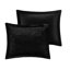 Édredon en velours double / grand - noir, losange, lavable à la machine, avec coussin décoratif inclus-117361158-117361160