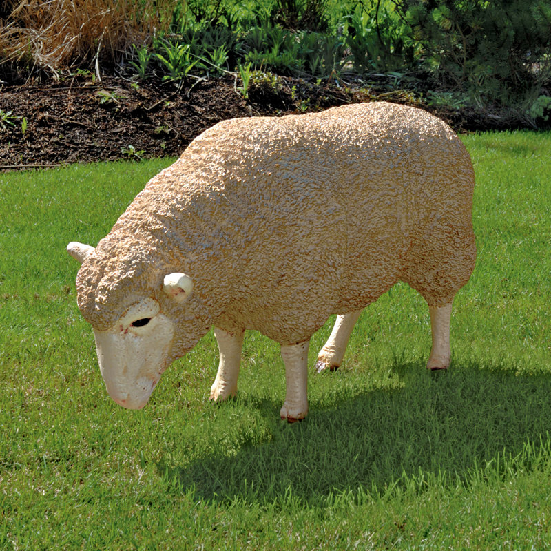 Statue tête de mouton Merino Ewe
