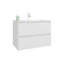 Meuble-lavabo de salle de bain, 2 tiroirs (PAS DE ROBINET INCLUS)
