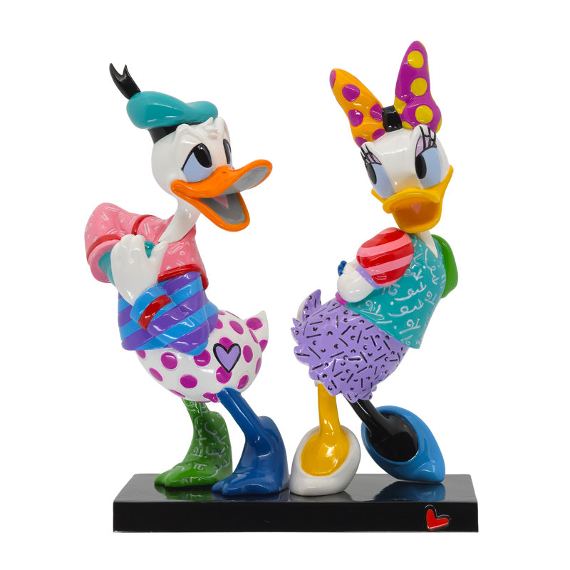Figurine Enesco Disney BRITTO Daisy and Donald Duck in Love 7 pouces