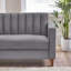 Alicio Luxury Velvet 2 Seater Sofa - Simple Sleek Modern Art Deco Style Design-1769944806