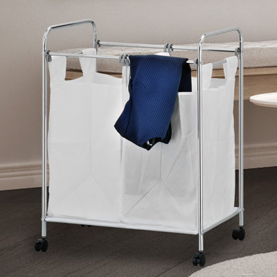 Metal Rolling Laundry Sorter