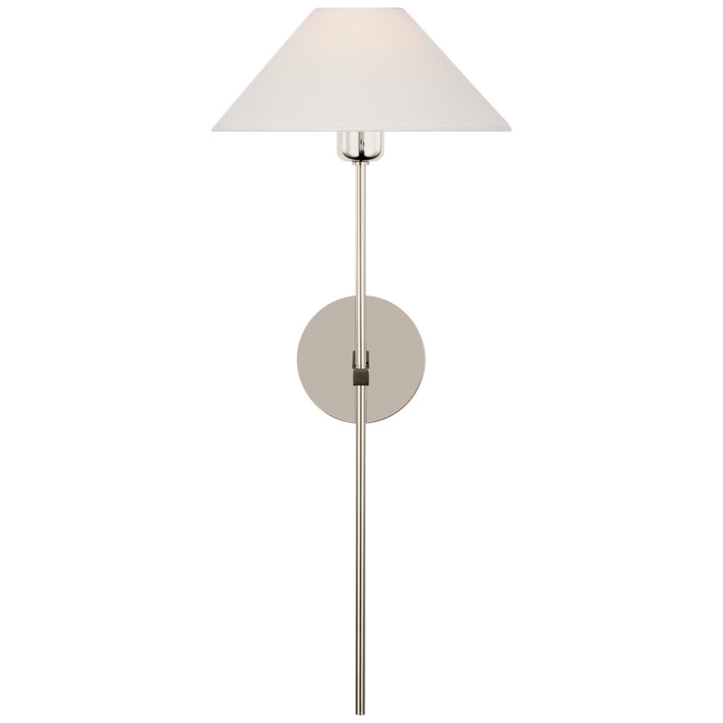 Hackney 1 - Light Candle Wall Light, Hand-Rubbed Antique Brass