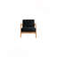 Fauteuils d'appoint classiques de style Mid-Century moderne pour le salon ou la chambre à coucher, fauteuil à cadre ouvert avec rembourrage moelleux et revêtement en microfibre espresso-1496607575
