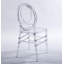 Chaise de mariage, chaise de salle à manger, ensemble de 4, siège en plastique