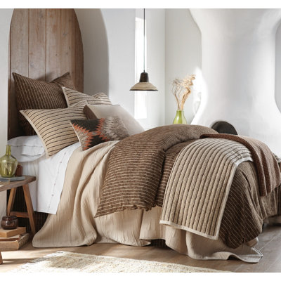 Housse de couette Bruce, couleur tabac, taille King