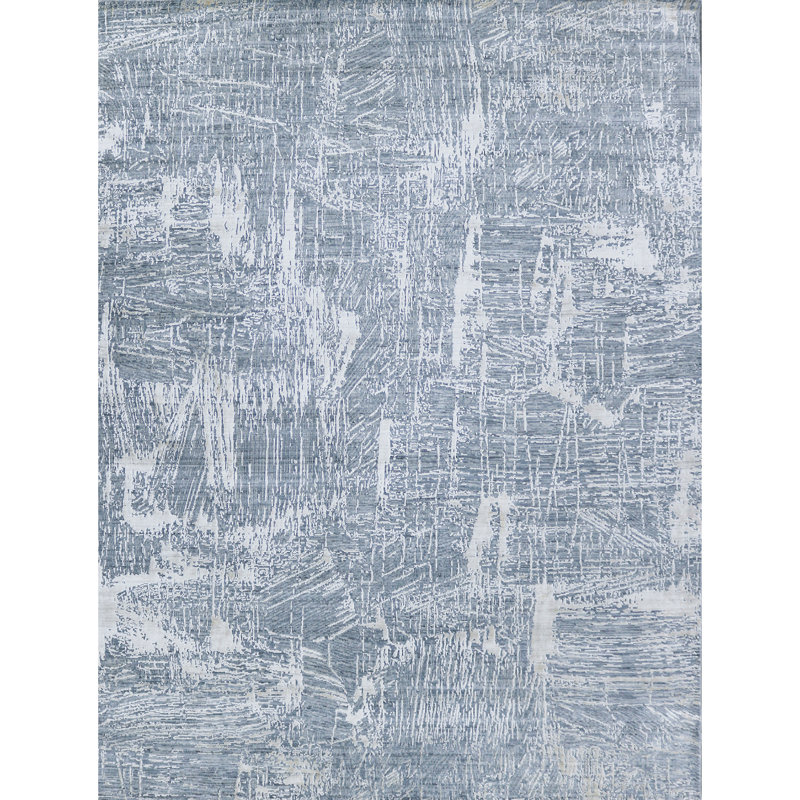 Camouflage Area Rug in Blue, Rectangle 2' x 3'