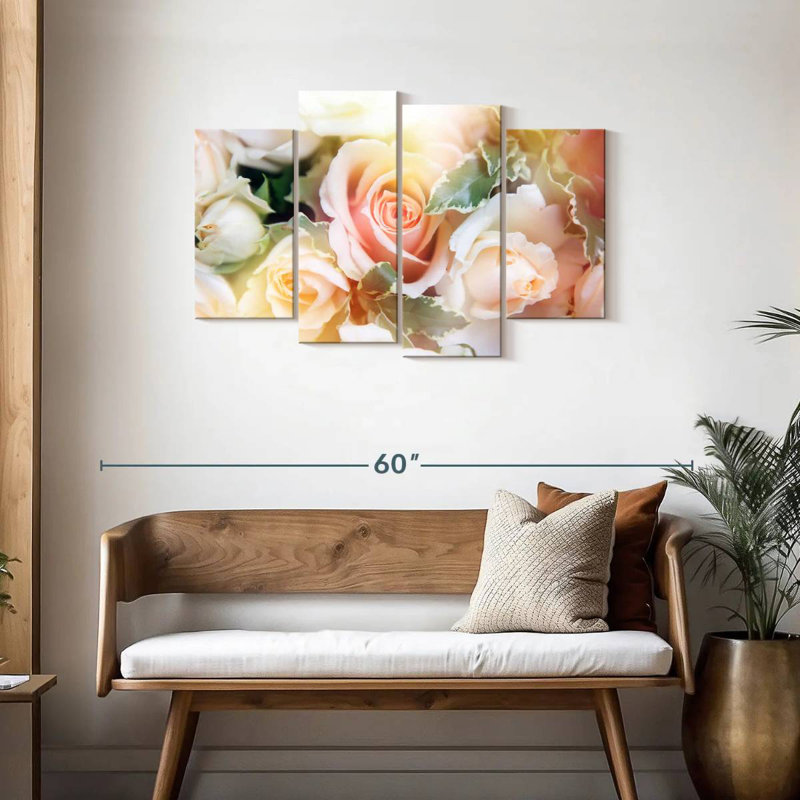 Harnek Roses In Bloom, 27" H x 43" W