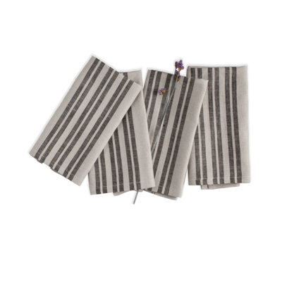 D'Moksha Homes Farmhouse Linen Dinner Napkins