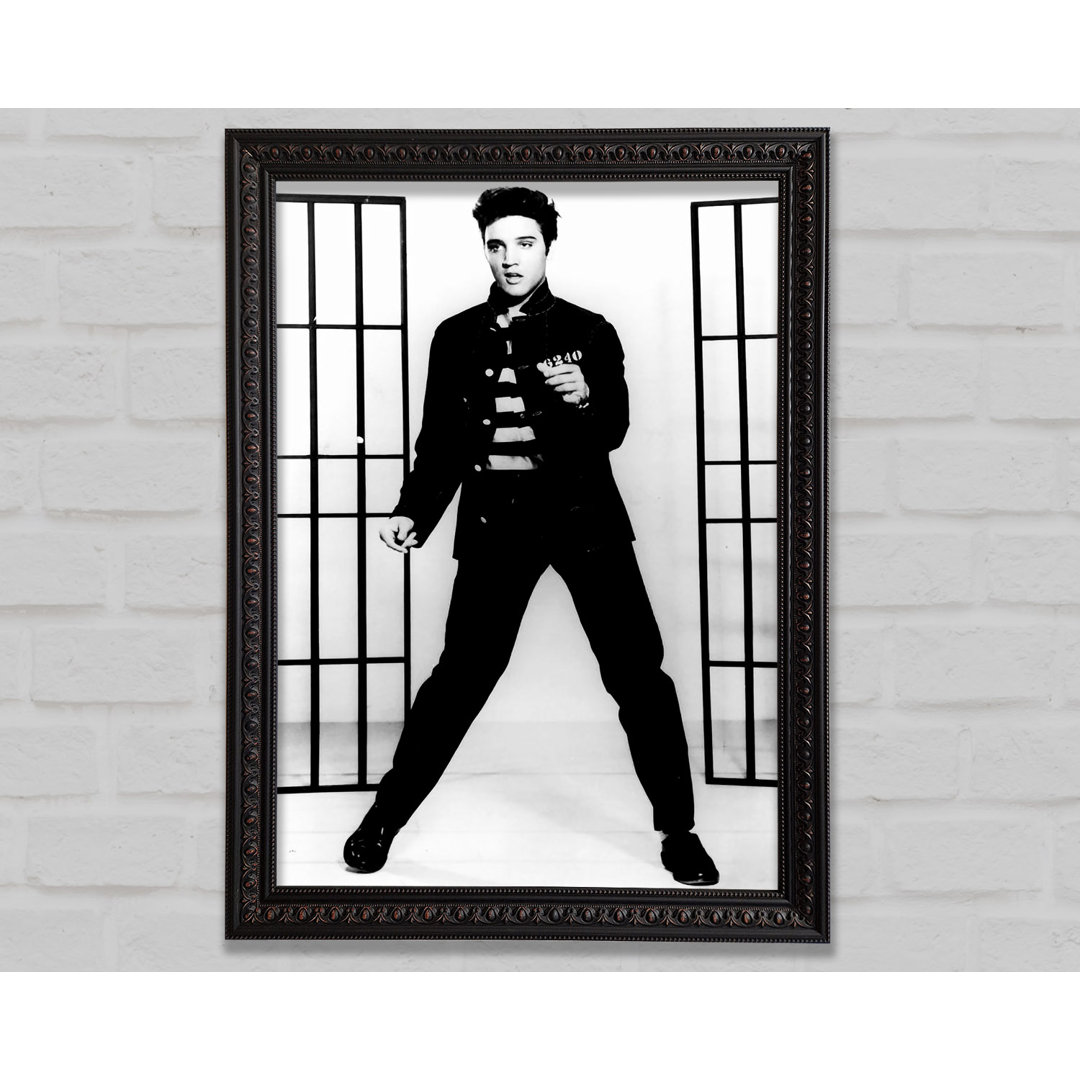 Elvis Presley Jail House Rock - Einzelner Bilderrahmen Kunstdrucke