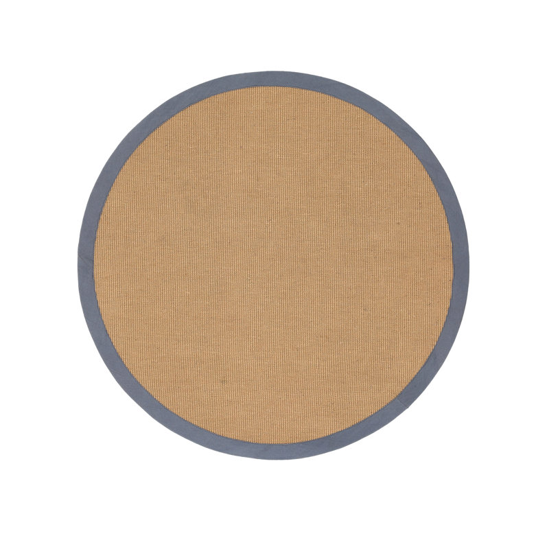 Sisal Hand Woven Grey Rug, Round 200cm