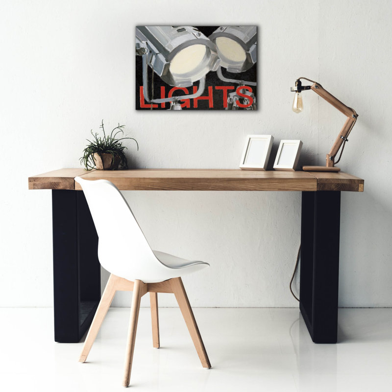  «Lights Caméra Action 1» par Marco Fabiano, art mural sur toile, 34 po x 26 po, H 18 po x l 26 po x P 0,75 po