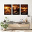 3 Piece Wrapped Canvas Wall Art