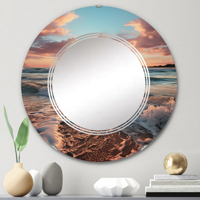 Seleukos - Miroir mural rond