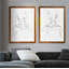 «Everlast Elegance I» par Vincent Van Gogh - ensemble de 2 reproductions de dessins encadrés-589367238-589382462-589367240