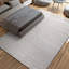 Hand Knotted Area Rug in White/Silver-2137388967