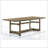 Weathered Oak Finish Dining Table