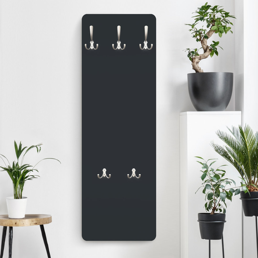 Moon Grey Wall Mounted Coat Rack