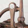 Wall-Mount Telephone Faucet and Hand Shower with Porcelain Lever Handle