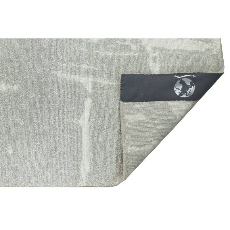 Wool Abstract Area Rug, Rectangle 9' x 12'