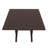 Laguna Square Outdoor Dining Table With Umbrella Hole , 43'' in. W 43'' in. D-1799862457