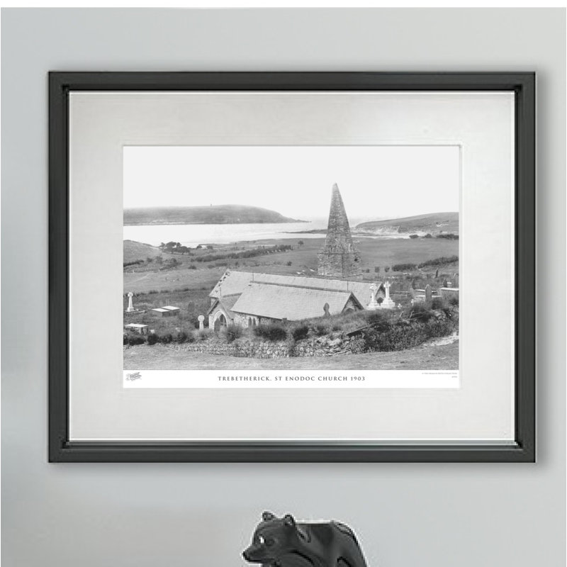 Trebetherick, St Enodoc Church 1903 by Francis Frith - Single Picture Frame Print, 45cm H x 60cm W x 2.3cm D
