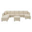 Canapé-lit modulaire en U avec rangement Tremee - beige-1542576690