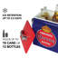 Glacière avec glacière Corona Retro 13L (14 pte), bleu et rouge