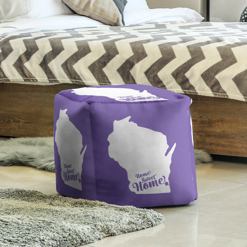 Repose-pieds à cubes milwaukee the home, Mauve