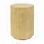 Table d'appoint en oxyde de magnésium, texture semblable au bois