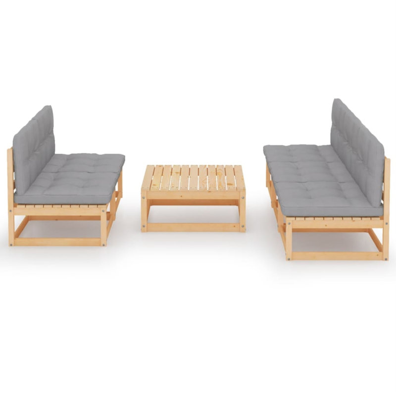 Chaise longue avec coussins, Non