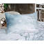 Drap-housse et coussin décoratif Ambesonne Winter bleu ardoise-106787461