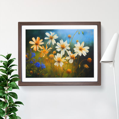 Ethereal Wildflowers Floral - Framed Print