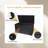 Extra Large Waterproof Deck Box - 230/260 Gallon Lockable Storage Container for Patio Furniture, Pool Toys, Garden Tools-112328664
