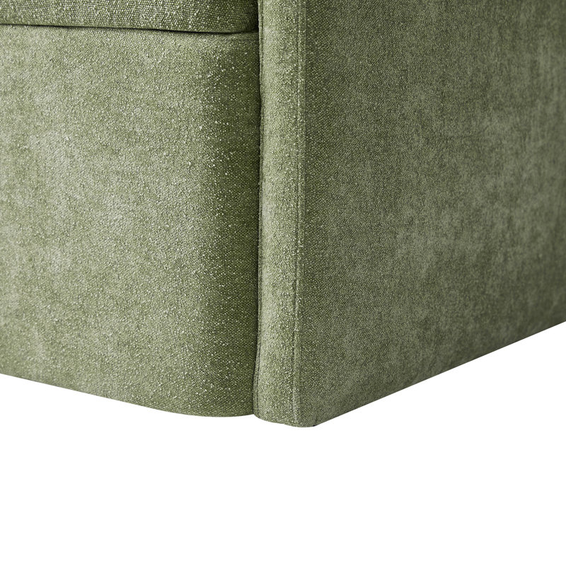 Gosselin 22.5''W Modern Moveable Dining Chair With Storage, Moss Green