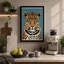 Leopard Gaze Modern - Wrapped Canvas-824118368-824118393