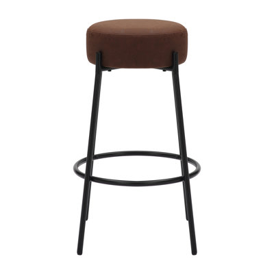 Yes Faux Leather Bar Stool