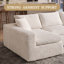 130" Oversized U-Shaped Modular Corduroy Cloud Couch, Plush Compression Sectional Sofa with High-Density Memory Foam, Deep Seat Boneless Sofa, Tool-Free Assembly-1659586742