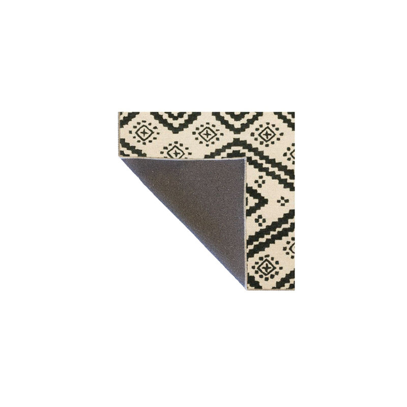 Tapis crème lavable à la machine, Sous-tapis carré 3 pi 3 po inclus