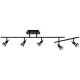 51.5'' 5 -Light Swing Arm Track Track Kit with Dimmable