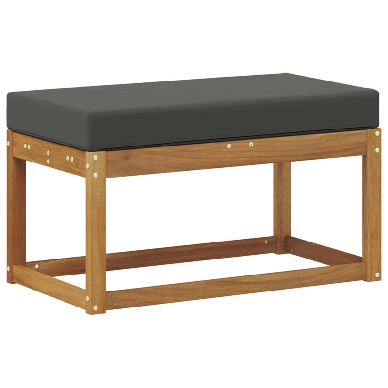 Banc d'extérieur vidaXL en bois d'acacia massif naturel