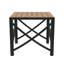 Table de bout d'extérieur carrée 18,9 po