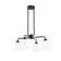 Wynridge Plug & Play 4-Light Chandelier in Transitional and Modern Style-59.6 Inches Tall and 24 Inches Wide