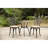 Best Seller Products 3-Piece Outdoor Rust-Resistant Cast Aluminum Patio Bistro Set With Cushion