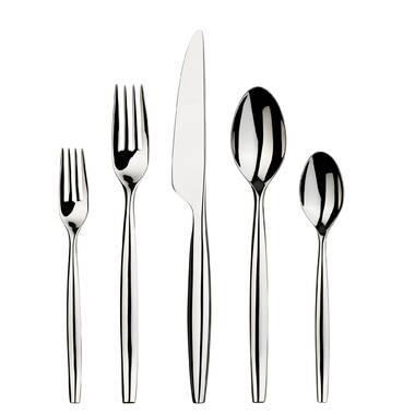 Spice by Tia Mowry Savory Saffron 14 Piece Stainless Steel Cutlery